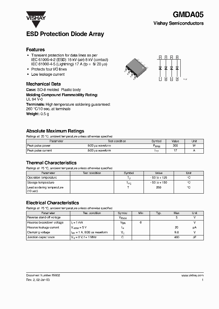GMDA05_1245327.PDF Datasheet