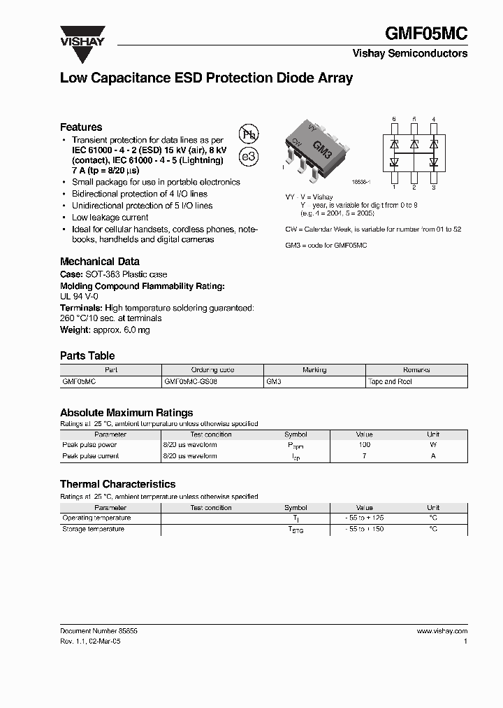 GMF05MC-GS08_1245332.PDF Datasheet