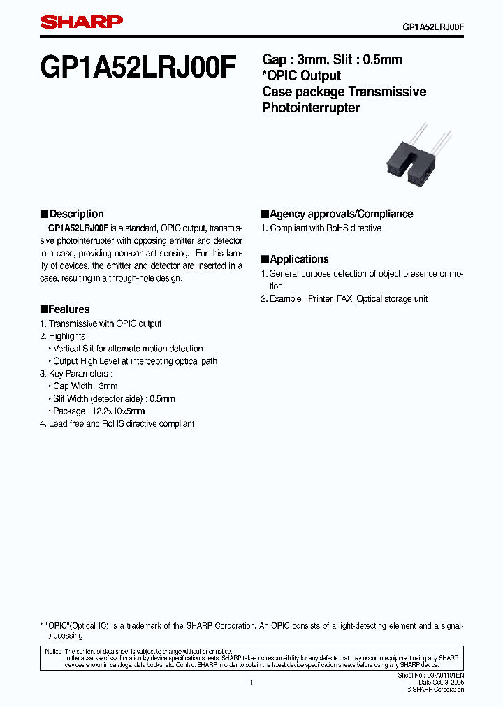 GP1A52LRJ00F_1245484.PDF Datasheet