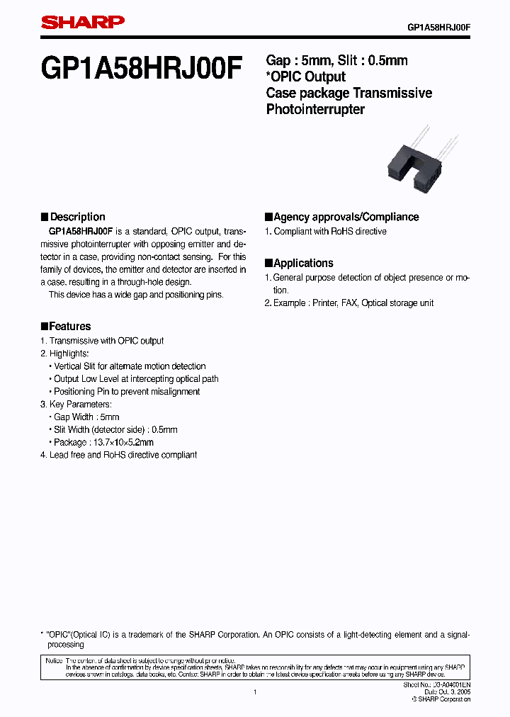 GP1A58HRJ00F_1245489.PDF Datasheet