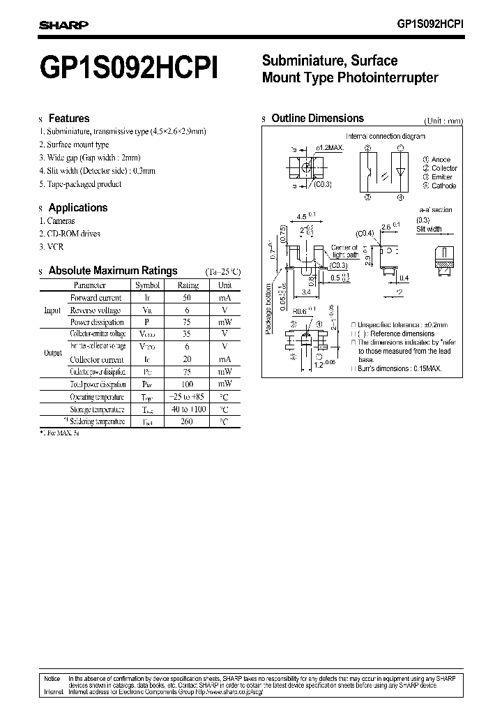 GP1S092HCPI_1102769.PDF Datasheet