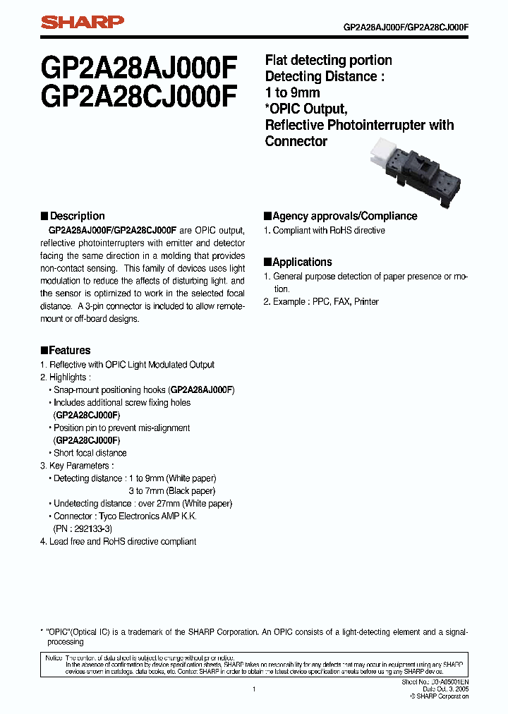 GP2A28AJ000F_1078050.PDF Datasheet