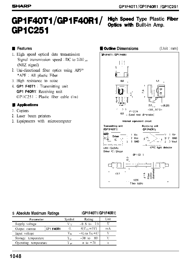 GPLF40T1_1245688.PDF Datasheet