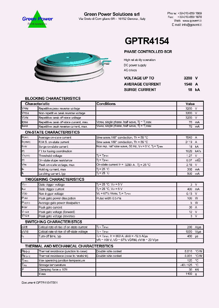 GPTR4154_1245698.PDF Datasheet
