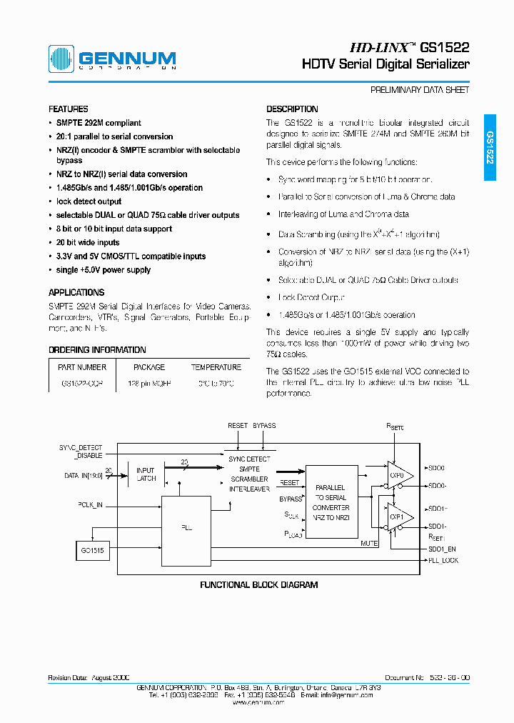 GS1522-CQR_1245747.PDF Datasheet