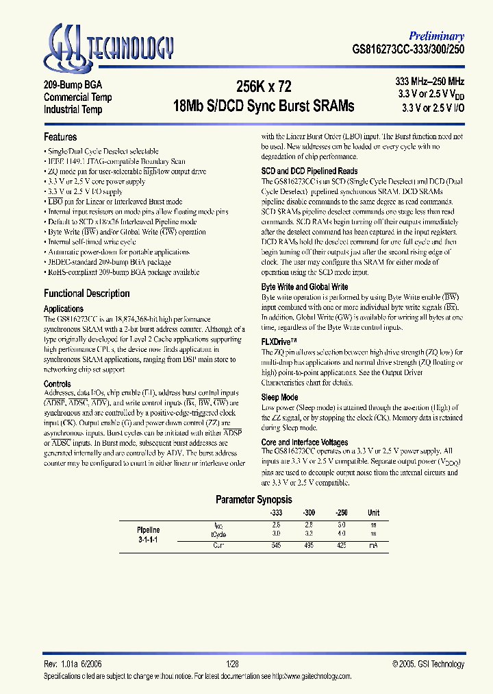 GS816273CC-250I_620257.PDF Datasheet