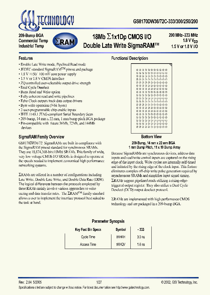 GS8170DW72C-333I_625400.PDF Datasheet