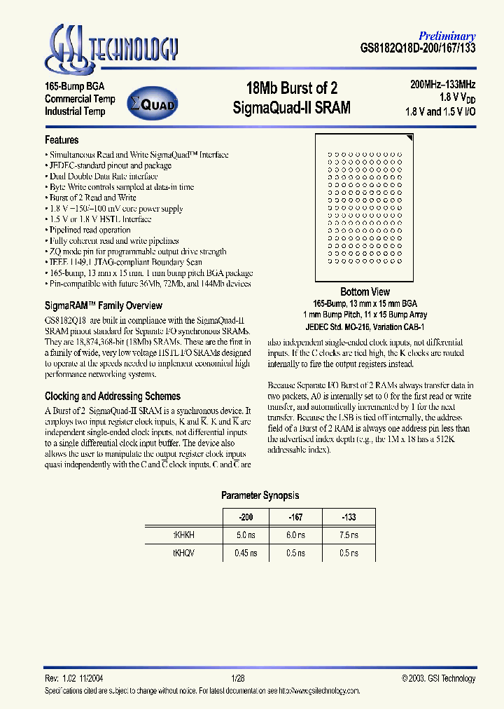 GS8182Q18D-200_1178289.PDF Datasheet