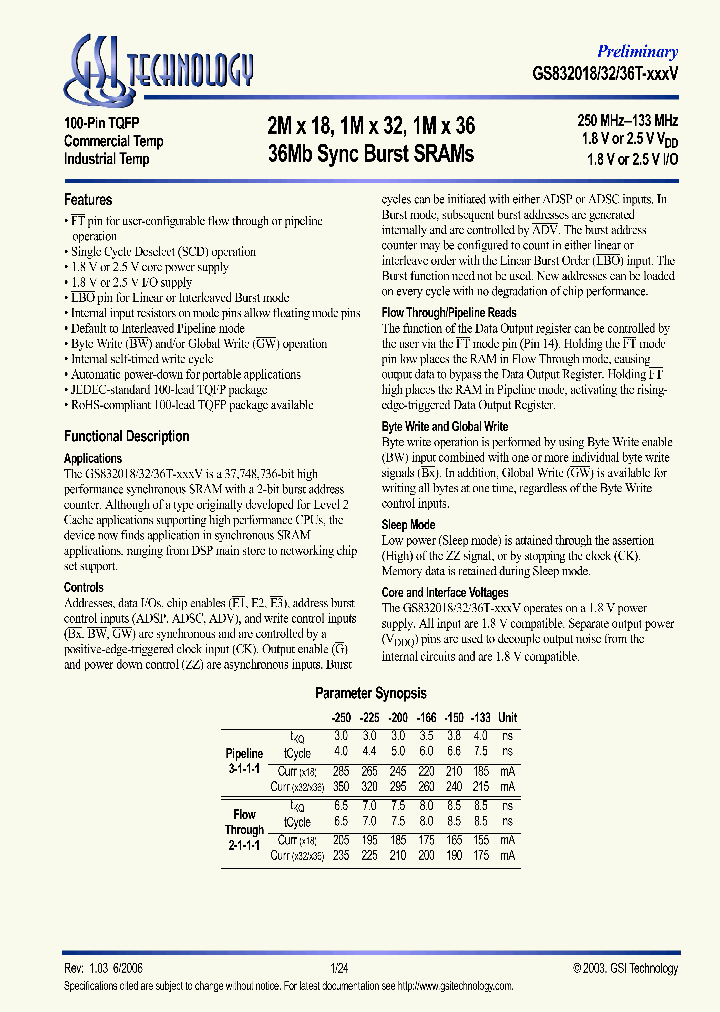 GS832018T-133V_620157.PDF Datasheet