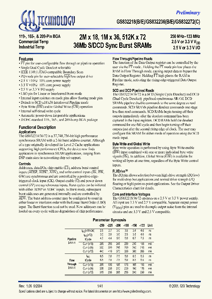 GS832272C-250I_1245953.PDF Datasheet