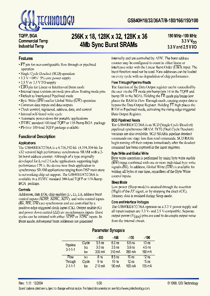 GS840H18AB-100I_624087.PDF Datasheet