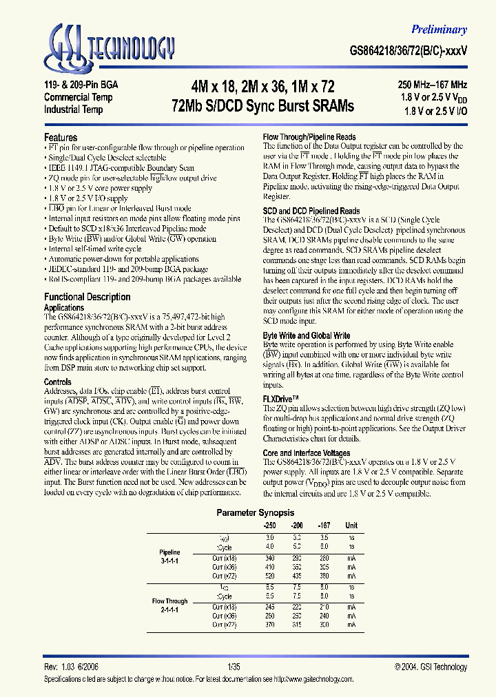 GS864218B-167IV_1177174.PDF Datasheet