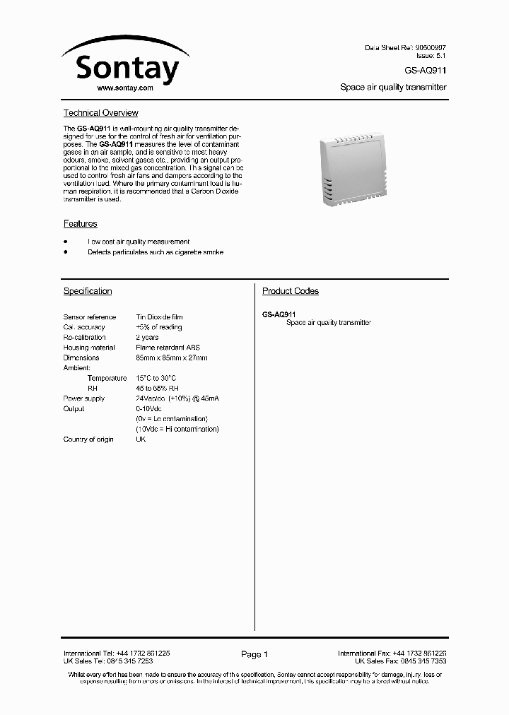GS-AQ911_1246092.PDF Datasheet