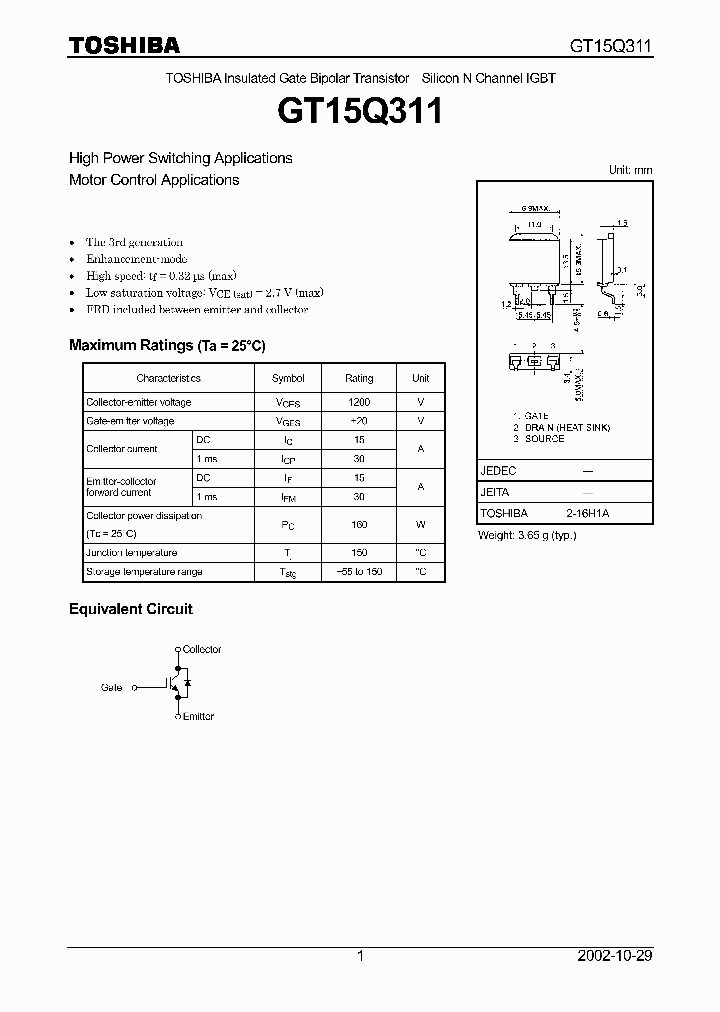 GT15Q311_1246351.PDF Datasheet