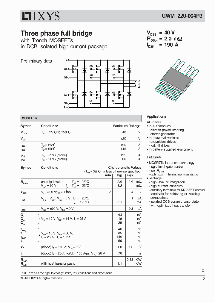 GWM220-004P3_1246579.PDF Datasheet