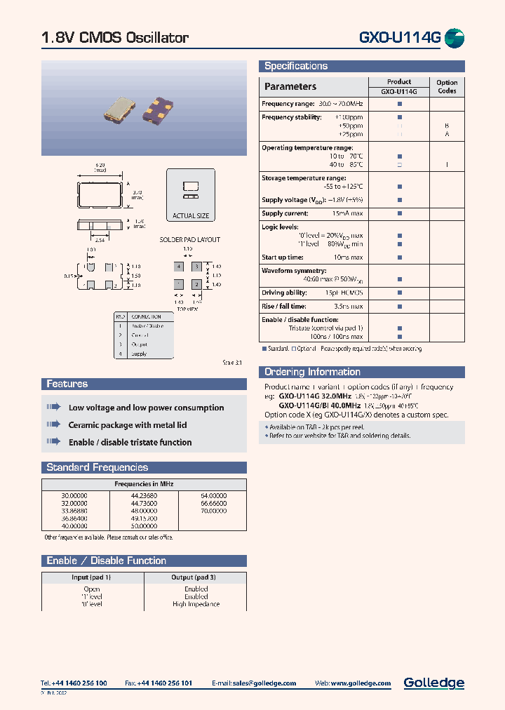 GXO-U114_1167962.PDF Datasheet