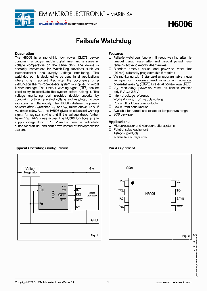 H6006A3SO8A_1086473.PDF Datasheet
