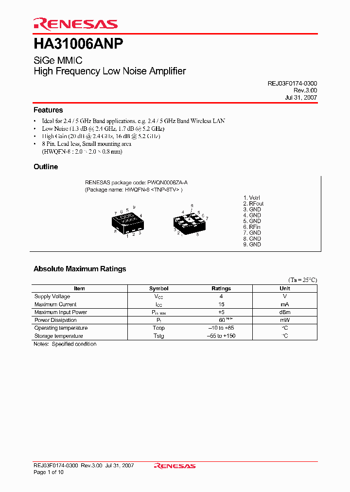 HA31006ANP_1174935.PDF Datasheet