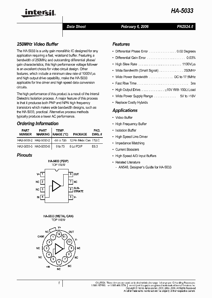 HA3-5033-5_1247093.PDF Datasheet