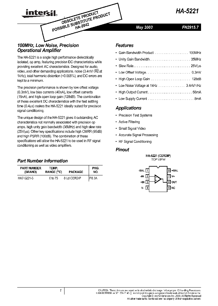 HA7-5221-5_1247180.PDF Datasheet
