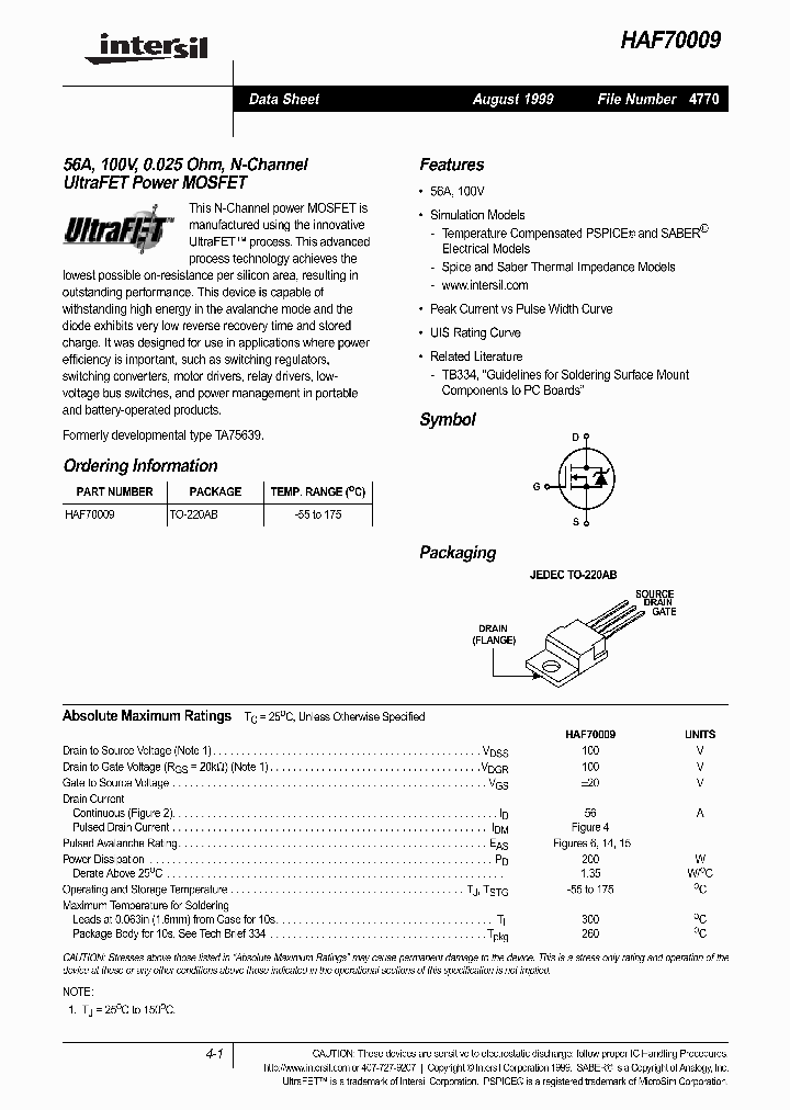 HAF70009_1247223.PDF Datasheet
