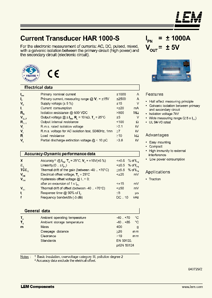 HAR1000-S_1247239.PDF Datasheet