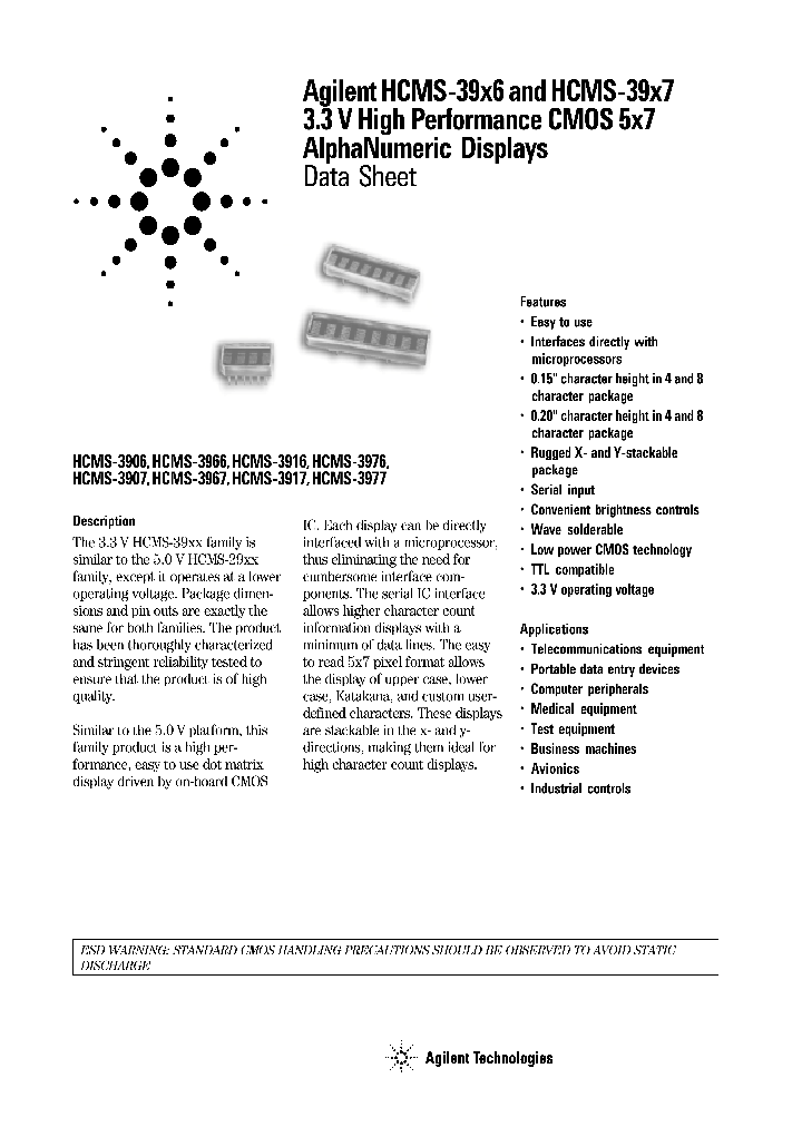 HCMS-39X6_1247707.PDF Datasheet
