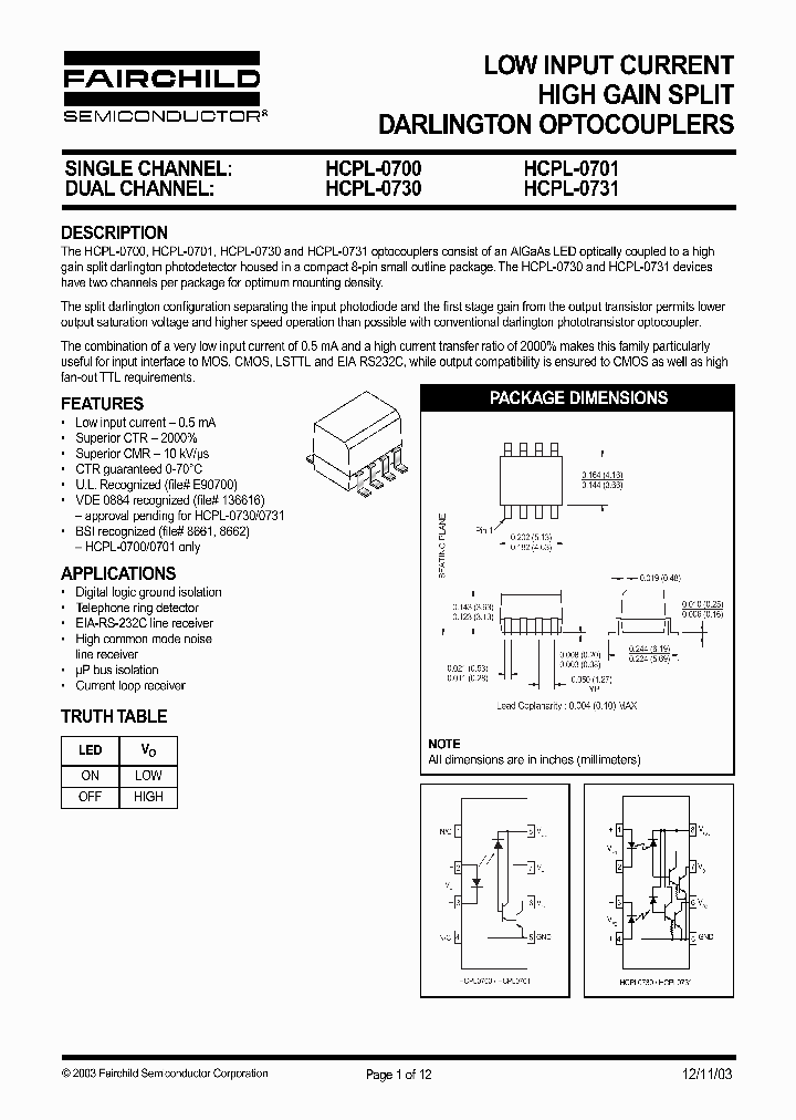 HCPL-0731_1247719.PDF Datasheet