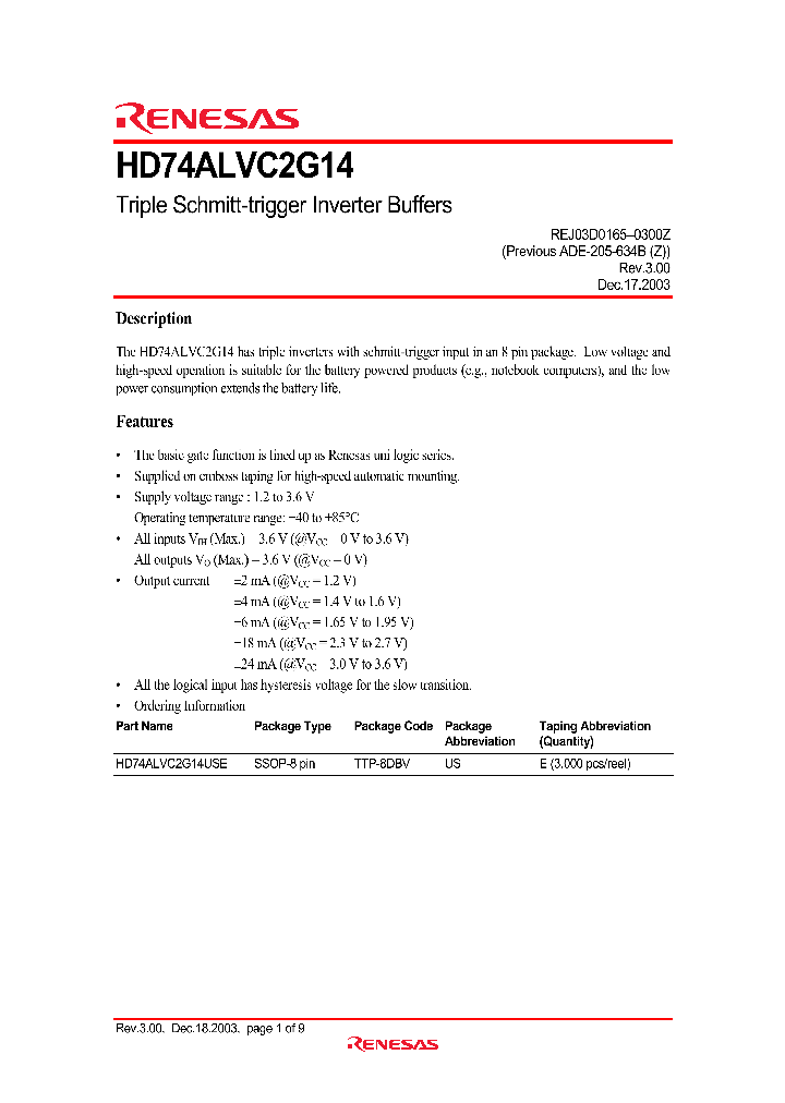 HD74ALVC2G14USE_1248229.PDF Datasheet