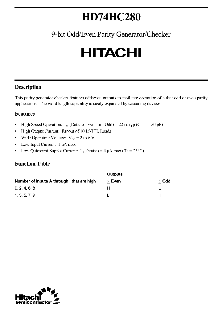 HD74HC280_1131264.PDF Datasheet