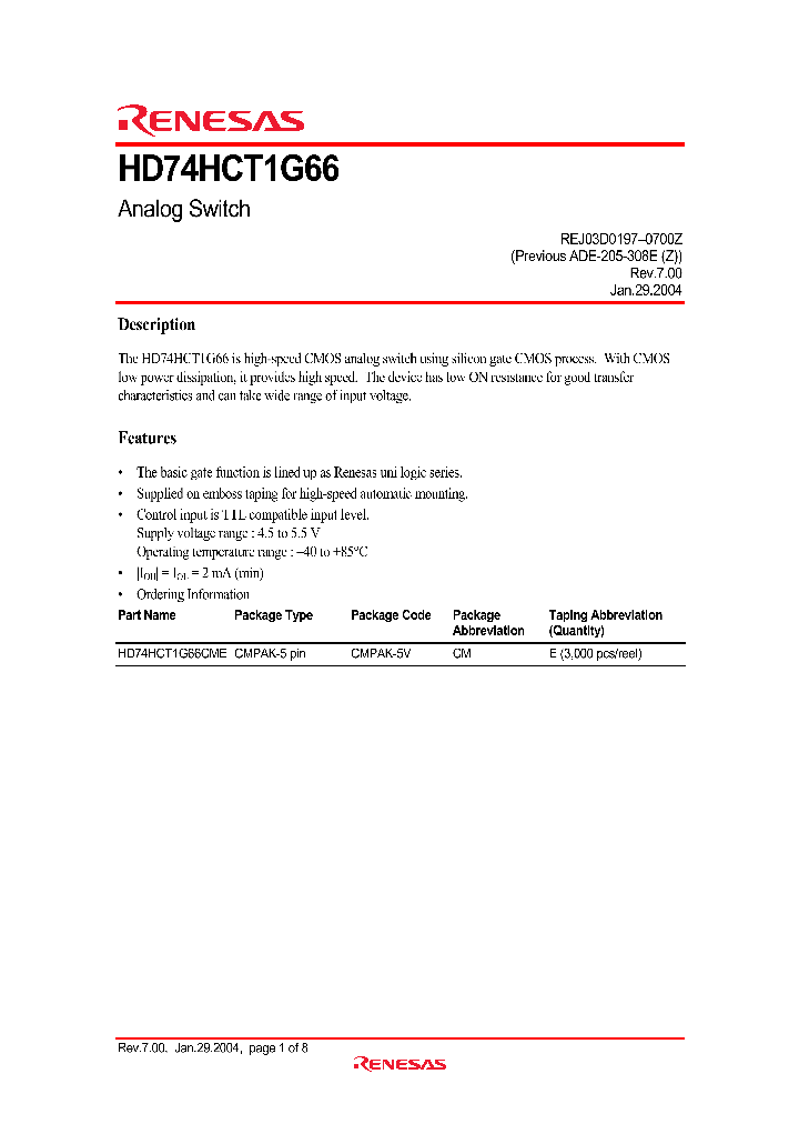 HD74HCT1G66_1181944.PDF Datasheet