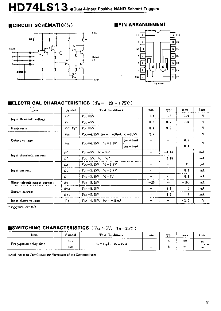 HD74LS13_1174864.PDF Datasheet
