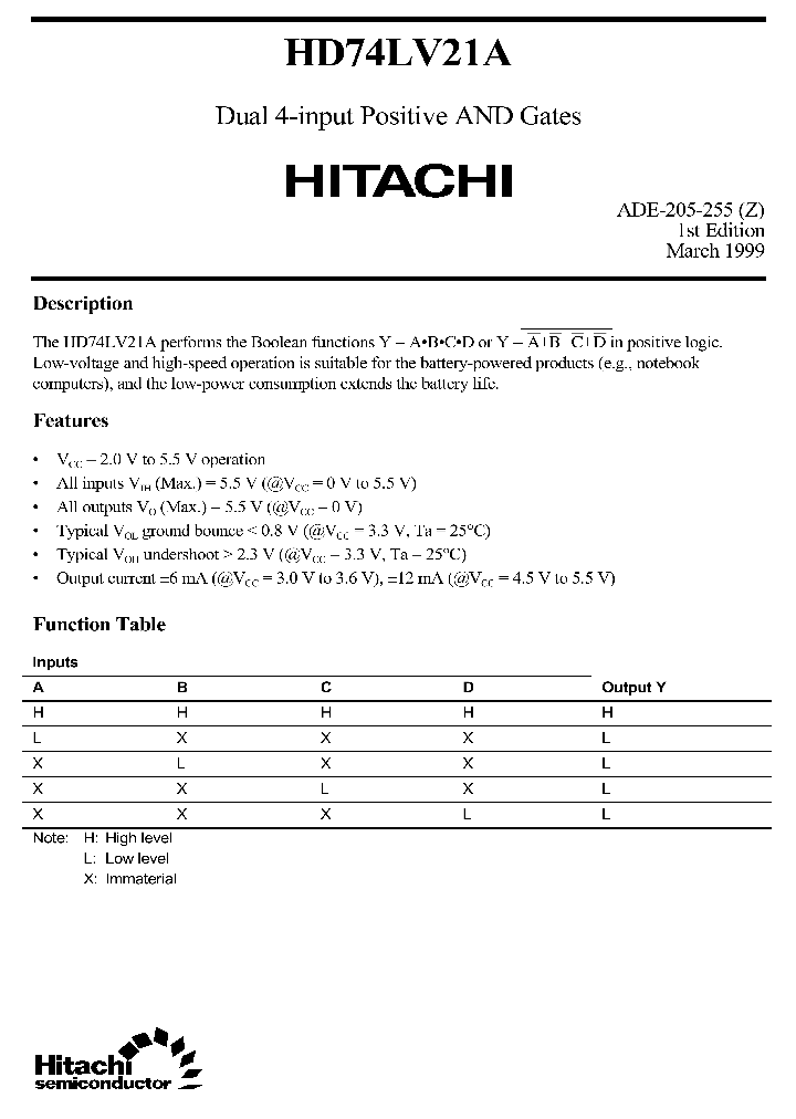 HD74LV21A_1248517.PDF Datasheet