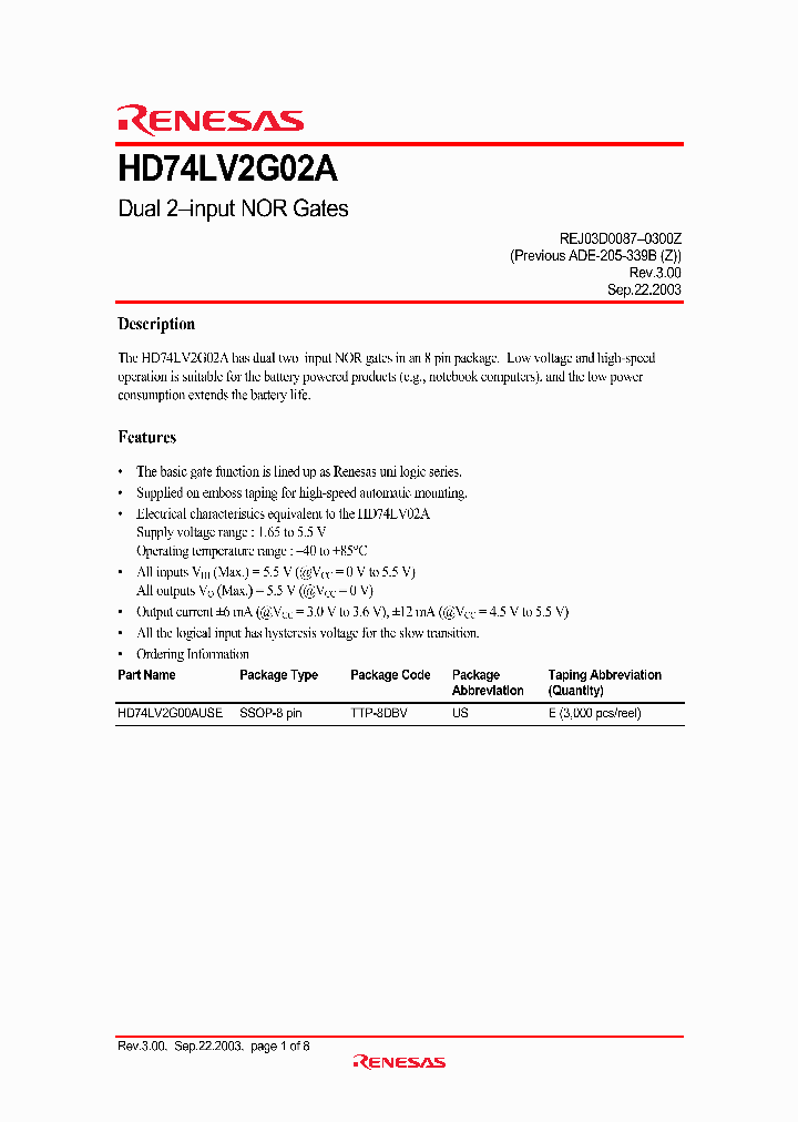HD74LV2G02A_1248523.PDF Datasheet
