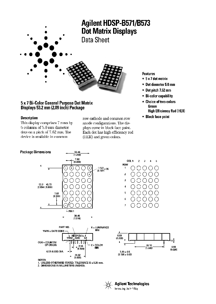 HDSP-B571_1112553.PDF Datasheet