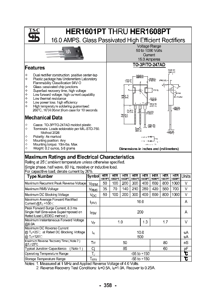 HER1608PT_1161977.PDF Datasheet