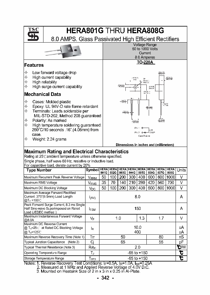 HERA806G_1187080.PDF Datasheet