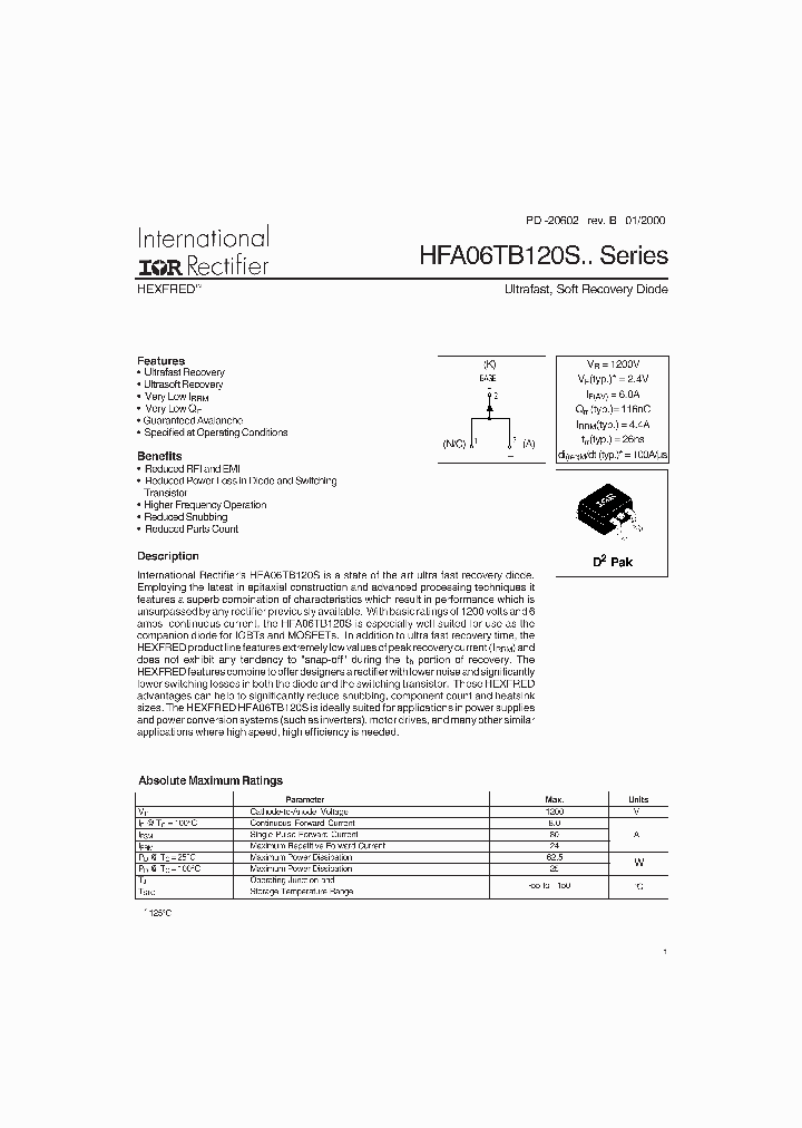 HFA06TB120S_1181624.PDF Datasheet