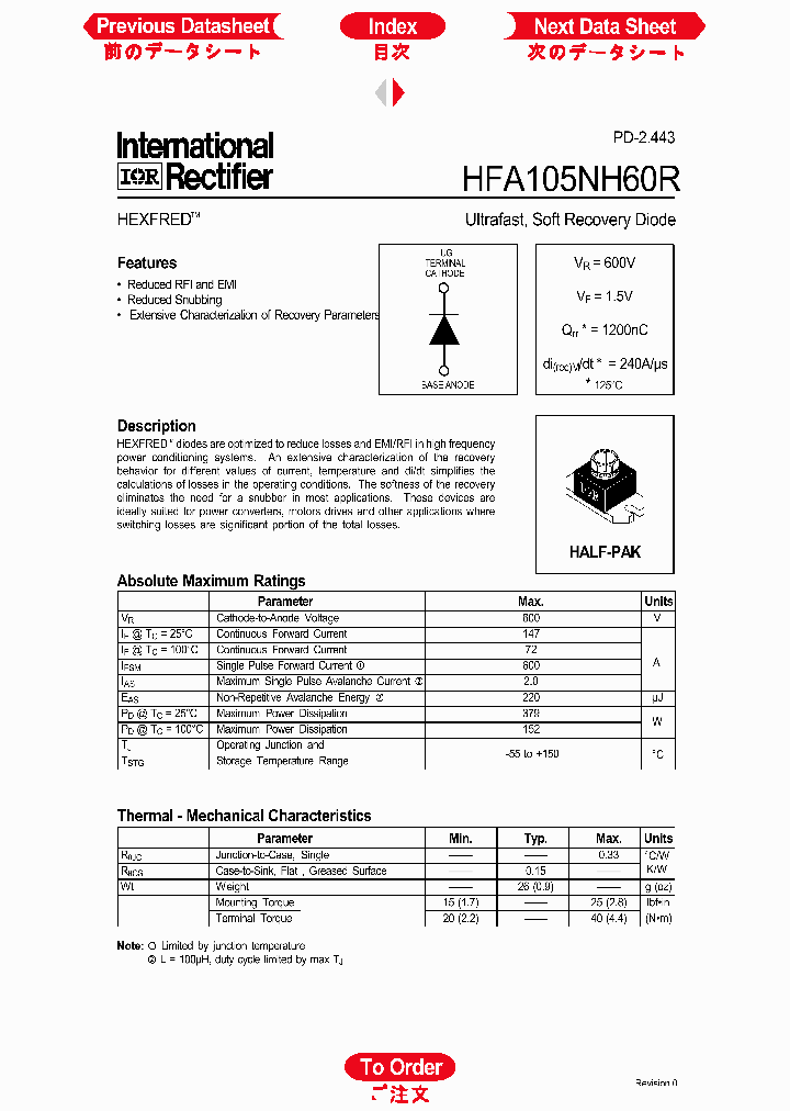 HFA105NH60R_1141802.PDF Datasheet