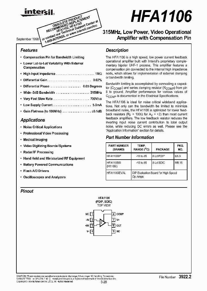 HFA1106_1175086.PDF Datasheet