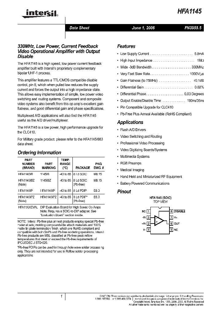 HFA1145IB_1038229.PDF Datasheet