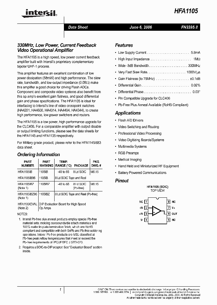 HFA11XXEVAL_1249189.PDF Datasheet