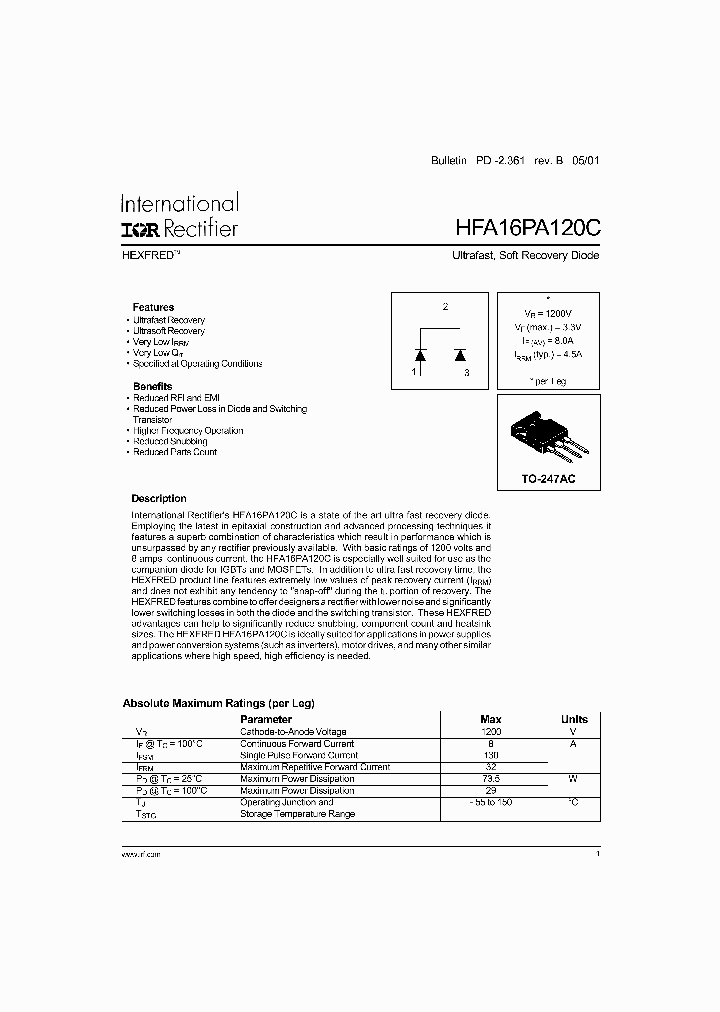 HFA16PA120C_1249218.PDF Datasheet