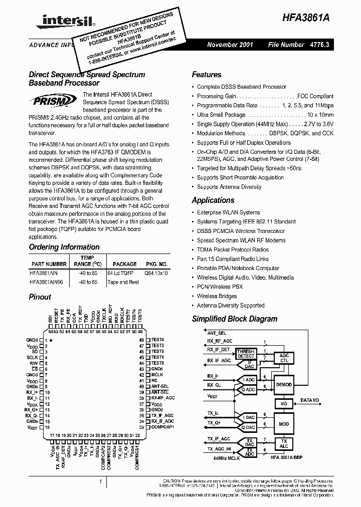 HFA3861A_1069372.PDF Datasheet