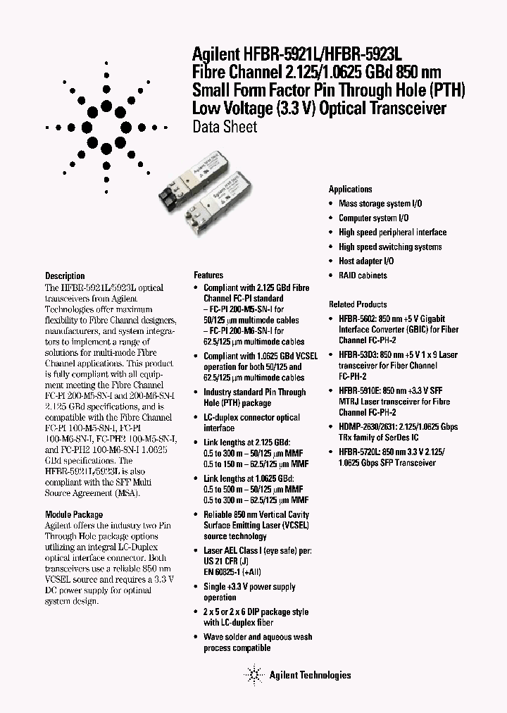 HFBR-5921L_1166327.PDF Datasheet