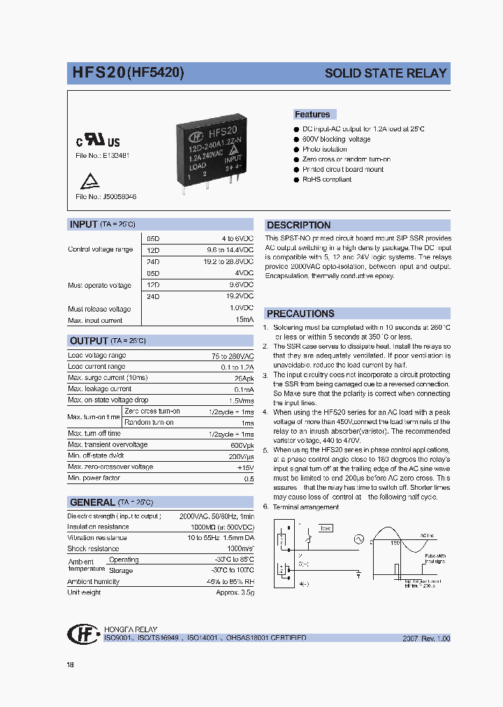 HFS20D240A12ZN_1249403.PDF Datasheet
