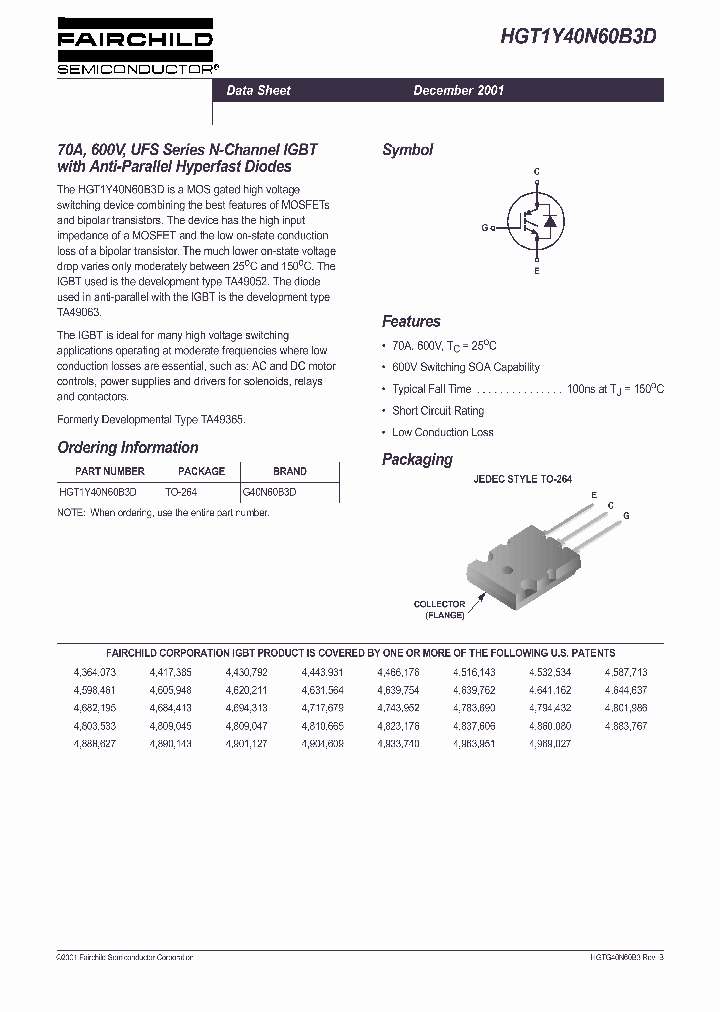 HGT1Y40N60B3D_1249480.PDF Datasheet