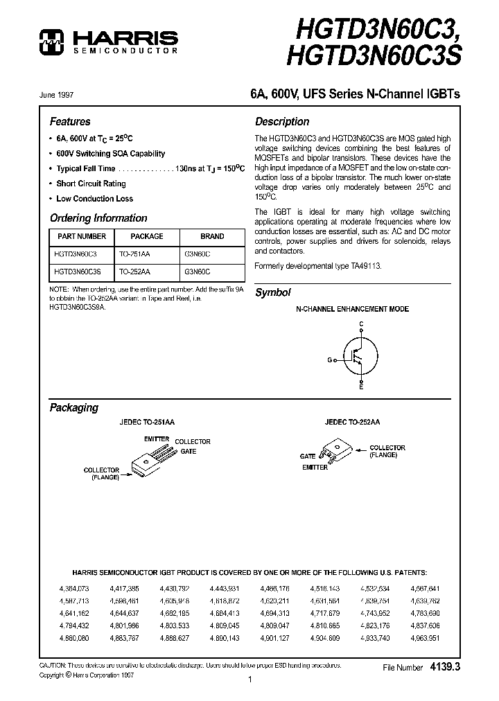 HGTD3N60C3S_1249484.PDF Datasheet