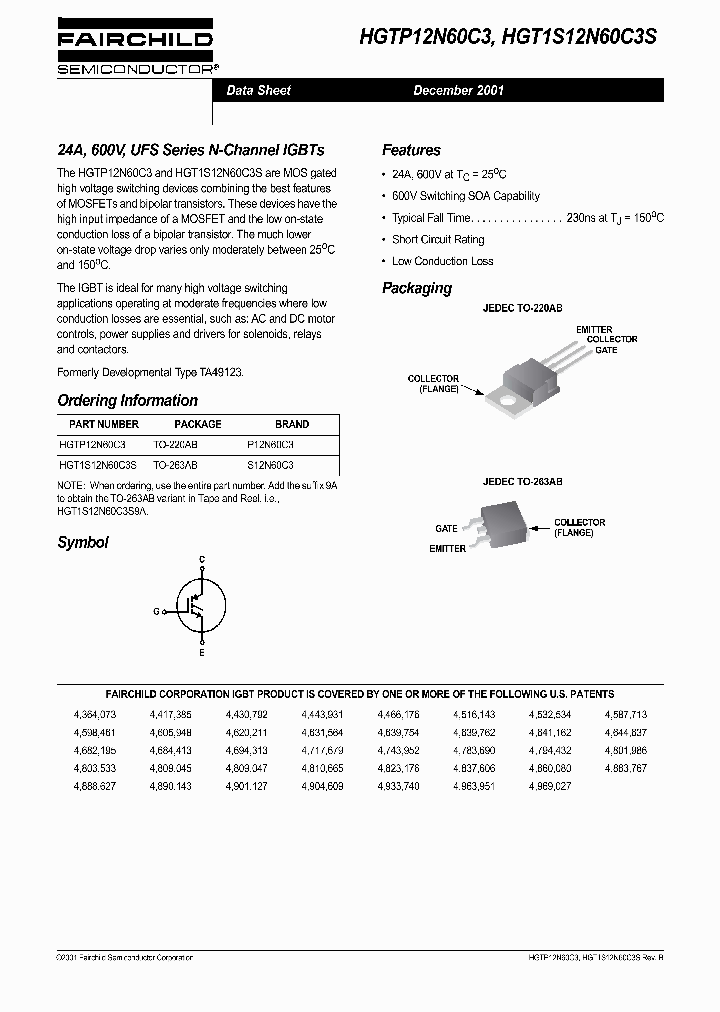 HGTP12N60C3_1249558.PDF Datasheet