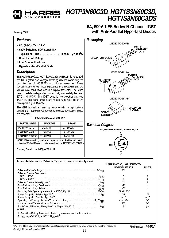 HGTP3N60C3D_1249600.PDF Datasheet
